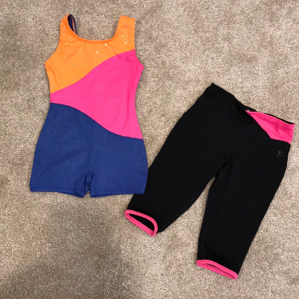 Danskin Freestyle Unitard and Dri-More Pants